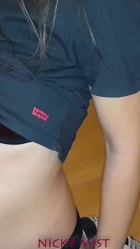 Cumming in Panties of My Stepsister While Parents Not Home