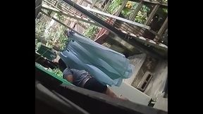 Vecina en cachetero Culona