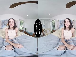 UP CLOSE VR - Charming Small Kylie Rocket Jerks U Off Swiftly Previous to Widening Her Legs POV