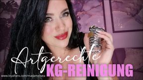 Artgerechte KG-Reinigung