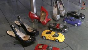 Hand made model cars vs metal heels