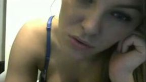 I chat with my friends and stuff my ass hole with a dildo