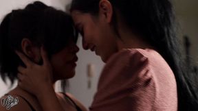 shy girl learns bachata and gets her pussy devoured by her friend 🔥🍑