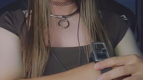 GlitterGiiiirl's leather cuffs try on with spicy end