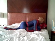 spiderman humped by stocking faced spiderman