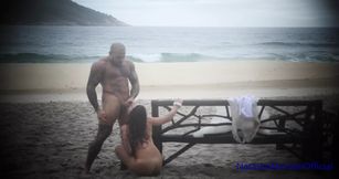 Public Beach Fuck - Real Amateur Couple - Renewing Vows and Beach Sex