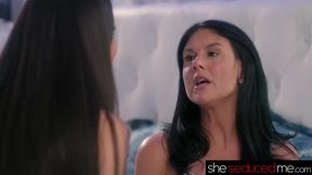 Milana Ricci and Sienna Rae's Stepfamily Surprise: A Sensual Encounter