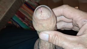 I jerk my cock out of my house