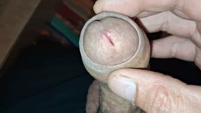 I jerk my cock out of my house