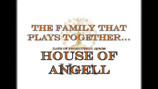 Młody, wytatuowany Lance Charger, Liam Angell i Will Angell ruchani w dupę,