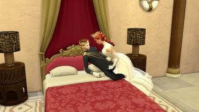 rei fode princesa apos casamento. the sims 4