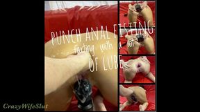 crazywifeslut punch anal fisting destruction