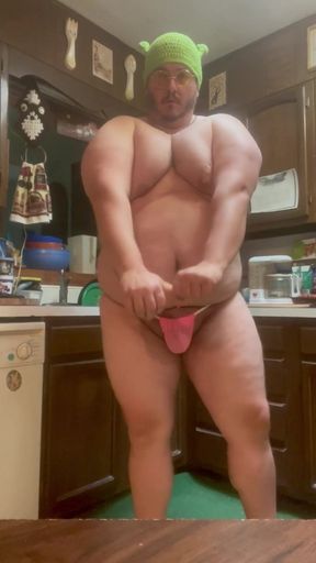 Thrilling moment from &quot;Burly Chub Flexing His Fat Ogre Bod&quot;