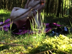 public fuck in the forest cruising bareback