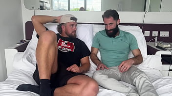 My girlfriend filmed my gay experience with an American!