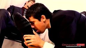 GentlemensCloset: Keith Banks And Clint Finally Gets Their Sheer Worship Grinding In Tights