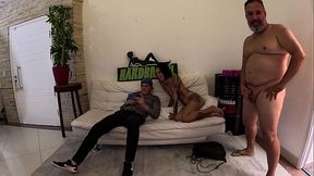 Latina Queen Kimi's wet blowjob and anal first time