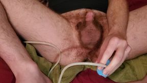 Bad Dragon Lil Squirt Probing Anal Creampie and Prostate Cum