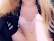 Horny trap fucks and sucks dildos