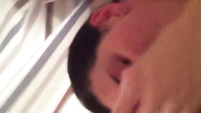 Big Titted Stunner Working On Lover's Dick In The Shower