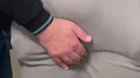 Hairy Pussy Fingered in Crowded Subway