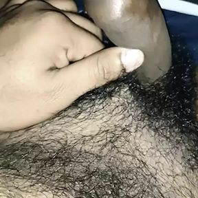 Hot Hairy cock Focused on a looped mode