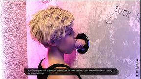 Star Pheriphery [ FUTANARI HENTAI game ] Ep.35 FIRST BLOWJOB for a shy FUTA with GIANT COCK !