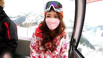 【新潟のゲレンデに激カワヤリマン女神降臨】