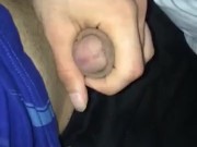 Wanking Big Soft Male Cock In Bed