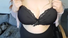 Before the Buttons Burst I Open My Cardigan