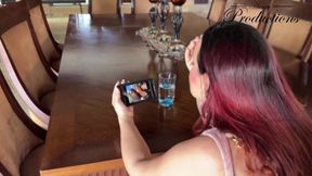 ChristyEvans, the busty MILF, gets a raw surprise from her cheating hubby's black stud