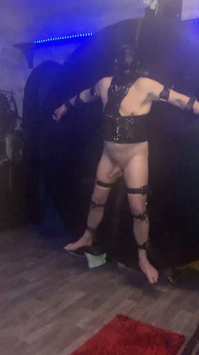 Leather bondage wheel