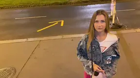 Blowjob on the Street of Budapest