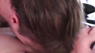 Redheaded Tranny Fucked Hard By Lucky Guy - Spanking And Doggystyle