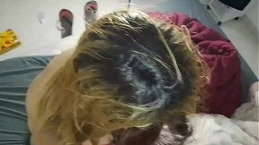 Vivi Guedez - With a brief &mdash;  sloppy blowjob from the guys to warm up before the scene.