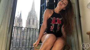 Dani Daniels . com Public Window Masturbation