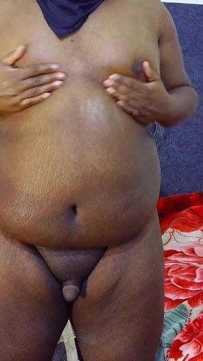 Thick Ebony Body Tease & Ass Shake
