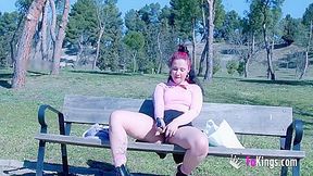 Redhead Teen 18+ Inna Takes Us Skating And Shows Her Naked Body In Public