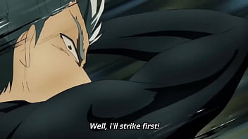 One Punch Man meme - Garou hits Saitama