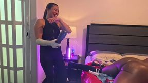 Asian Femdom Anal Fisting and Pegging