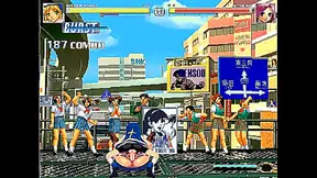 Athena Asamiya Battles Bridget in Steamy Hentai Mugen Match-Up