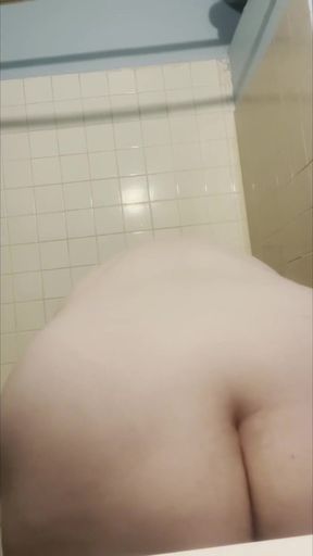 Epic moment from "SexyBreedingBbw strips and gets ready to shower"