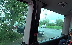 Sexy slut fucked in the backseat