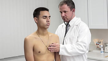 Boy Patient Getting Protein Dose Directly Into His Ass - Doctorblows