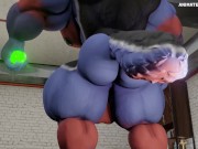 Cerberus Muscle and Hyper Magic Rock Growth Animation