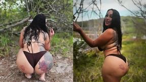 Trapped in the woods &mdash;  I'm ravaged by an enormous phallus'
