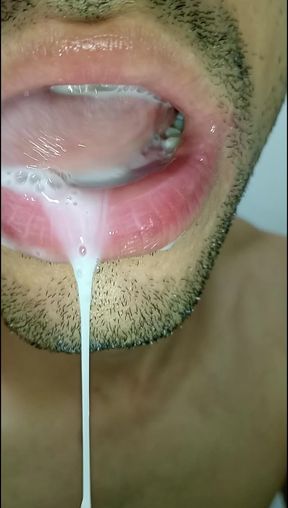 tongue, I want cum in my mouth, tongue, hard, cute, sloopy, submissive milk swallower