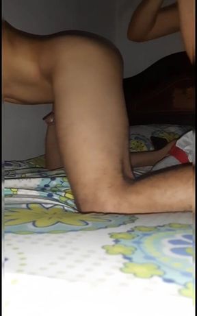 Talking to Her Boyfriend Who Can't Come Because of the Covid 19