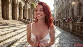 total submission before the registry office: i ripped the garter off this unfaithful girl and made her swallow my hot cum right before she went out to the guests [ai]