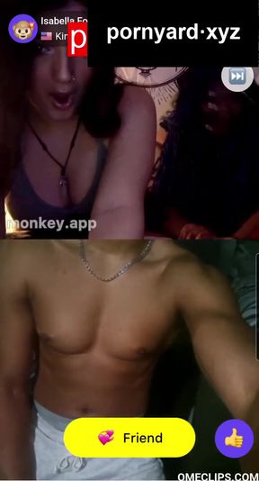 Chatty amateur teen gets caught up in webcam fun with her boyfriend